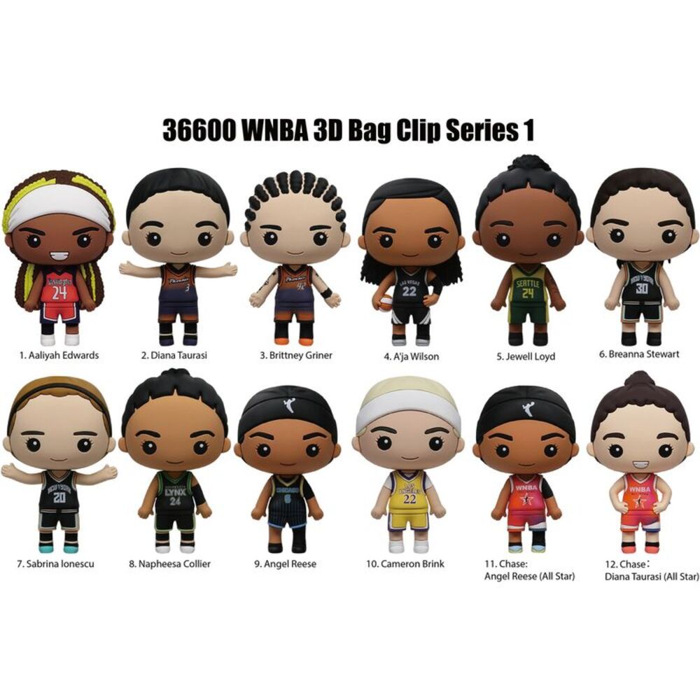 Monogram - WNBA - 3D Blind Bag Clip Series 1  COLLECTIBLES